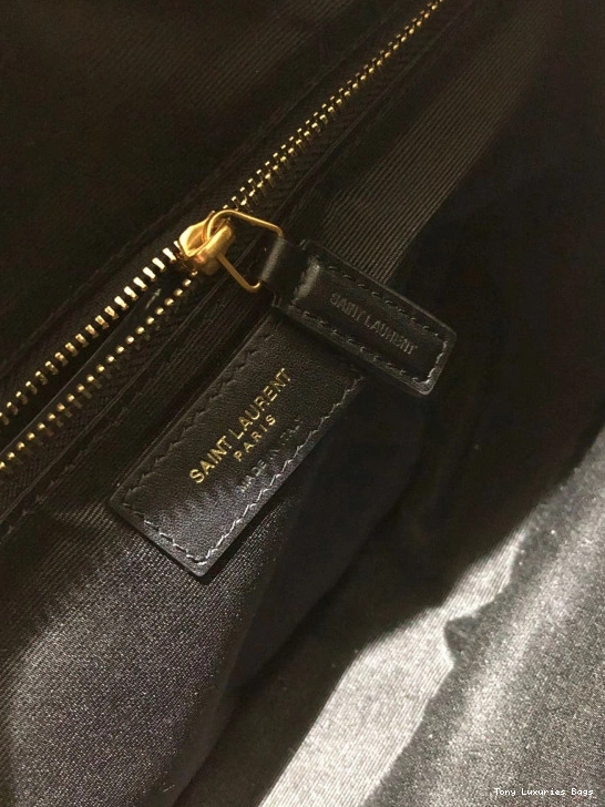 Tony Luxuries JOAN LEATHER YSL Y-QUILTED BAG SMOOTH CAMERA IN 0806